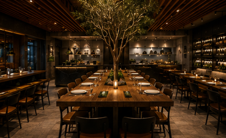 Meat & Bread Bar and Seating